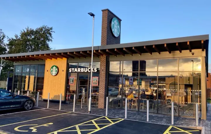 Starbucks in Burton-on-Trent, Staffordshire