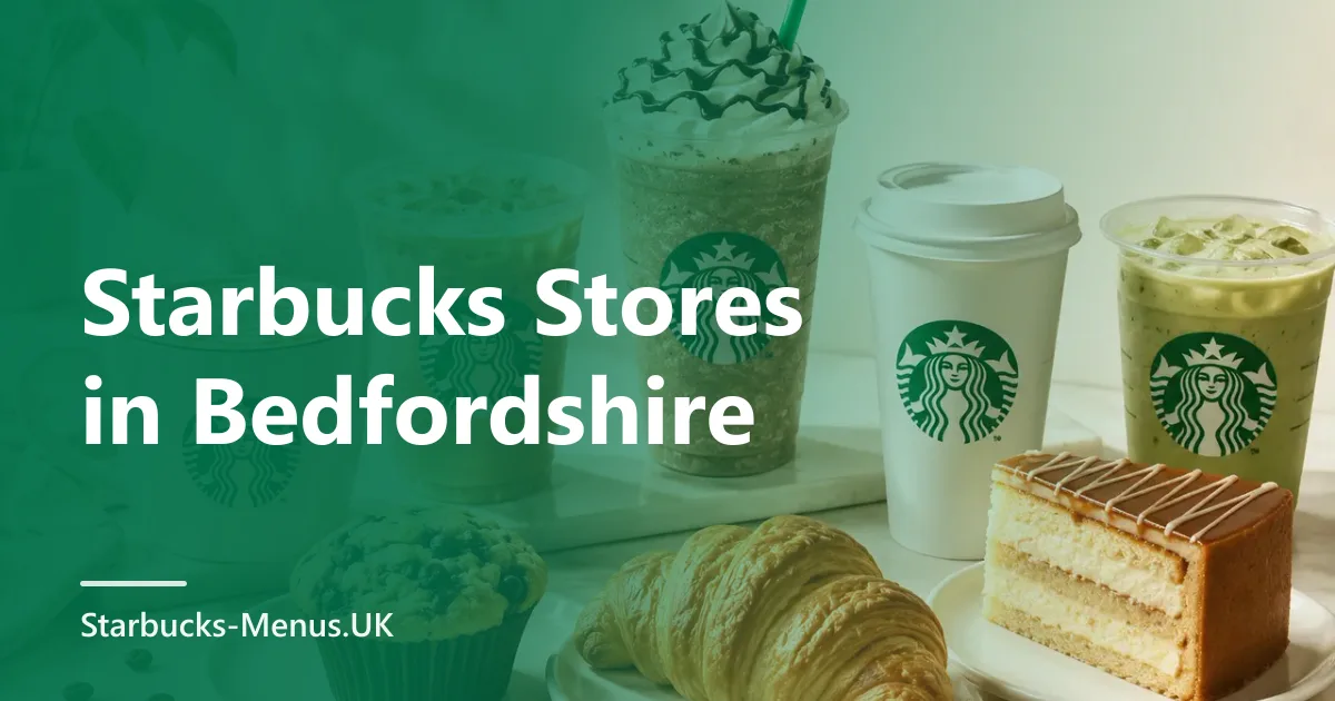Starbucks Stores in Bedfordshire