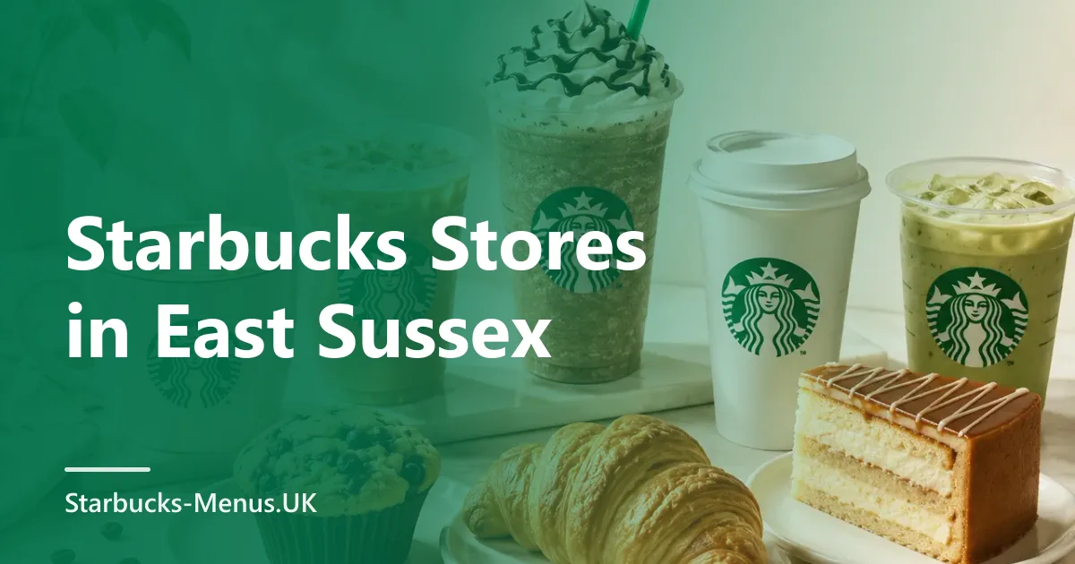 Starbucks Stores in East Sussex