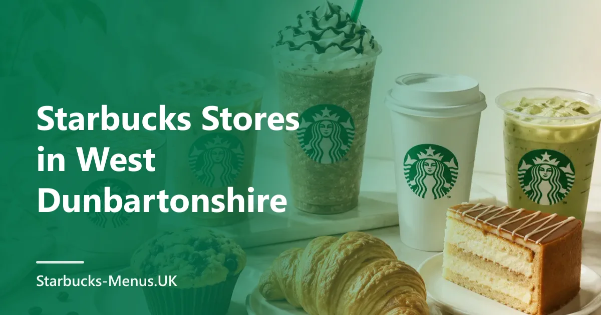 Starbucks Stores in West Dunbartonshire